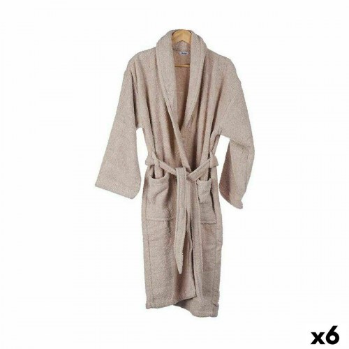 Morgenkåbe Berilo i bomuld - Beige M/L (6 stk.)