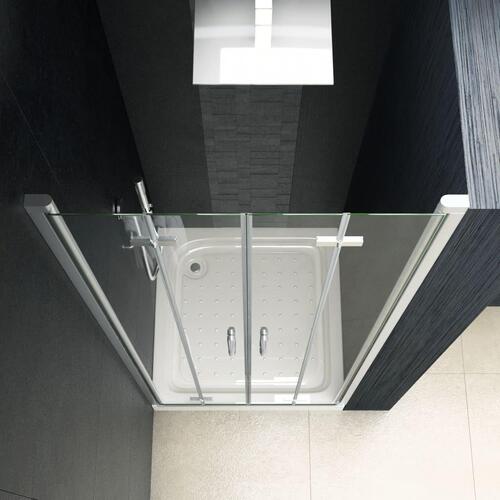 Foldbare brusedøre klar ESG 80 x 185 cm