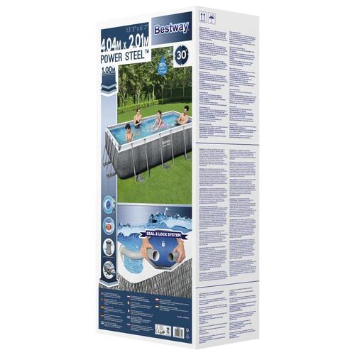 Bestway swimmingpoolsæt Power Steel 404x201x100 cm