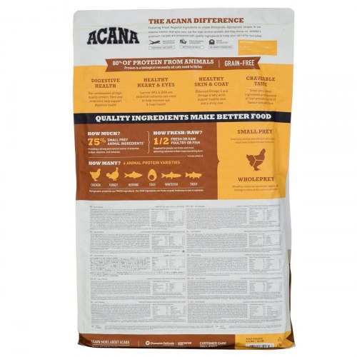 Acana Wild Prairie kattemad - kylling & kalkun 4,5 kg