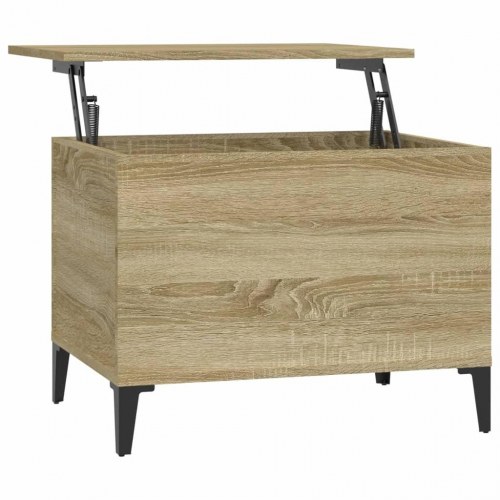 Sofabord med løftetop 60 × 44,5 × 45 cm - konstrueret træ i sonoma-eg