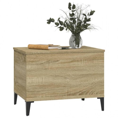 Sofabord med løftetop 60 × 44,5 × 45 cm - konstrueret træ i sonoma-eg