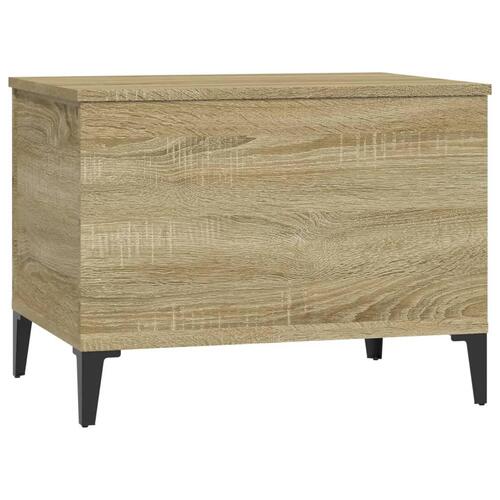 Sofabord 60x44,5x45 cm konstrueret træ sonoma-eg