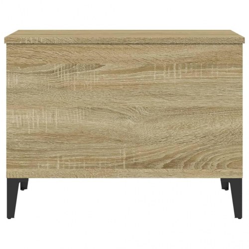 Sofabord med løftetop 60 × 44,5 × 45 cm - konstrueret træ i sonoma-eg