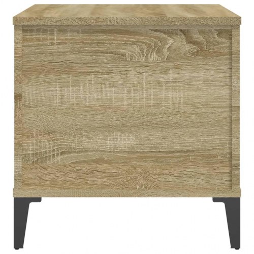 Sofabord med løftetop 60 × 44,5 × 45 cm - konstrueret træ i sonoma-eg