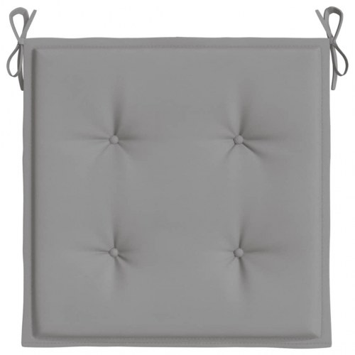 Hynder til havestol - 4 stk. 50×50×4 cm i oxfordstof, grå