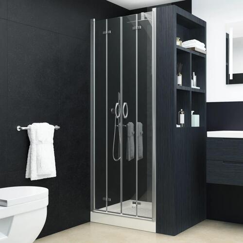 Foldbare brusedøre klar ESG 95 x 185 cm