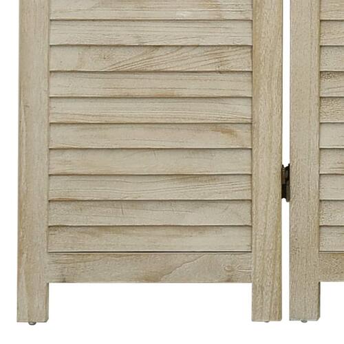 3-panels rumdeler 105x165 cm massivt kejsertræ