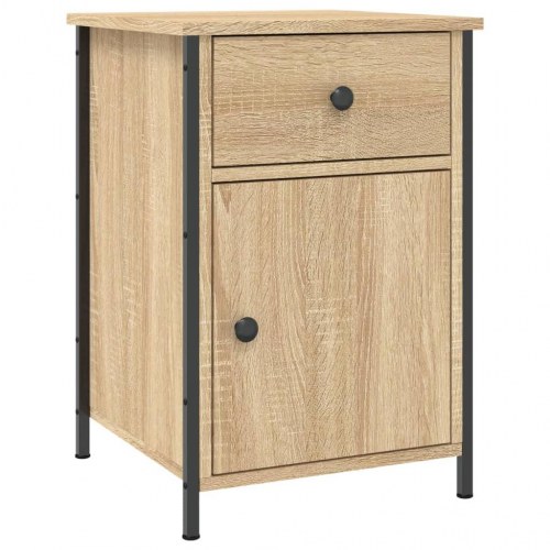 Sengeborde 2 stk. 40×42×60 cm i konstrueret træ - sonoma-eg