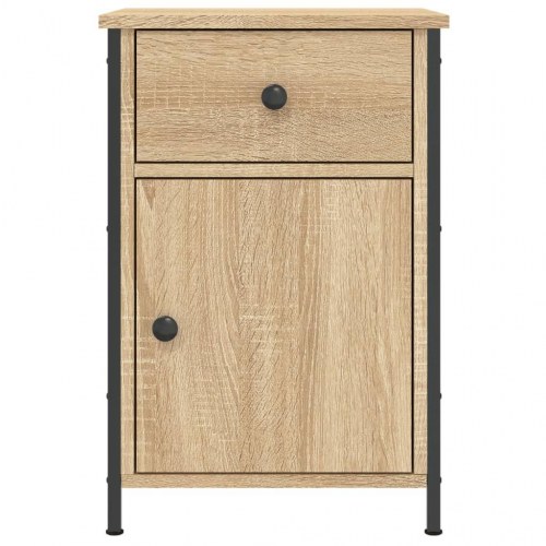 Sengeborde 2 stk. 40×42×60 cm i konstrueret træ - sonoma-eg