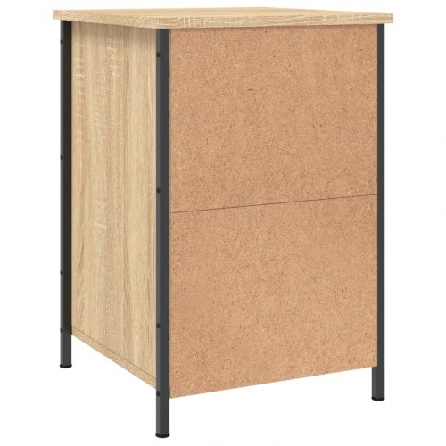 Sengeborde 2 stk. 40×42×60 cm i konstrueret træ - sonoma-eg