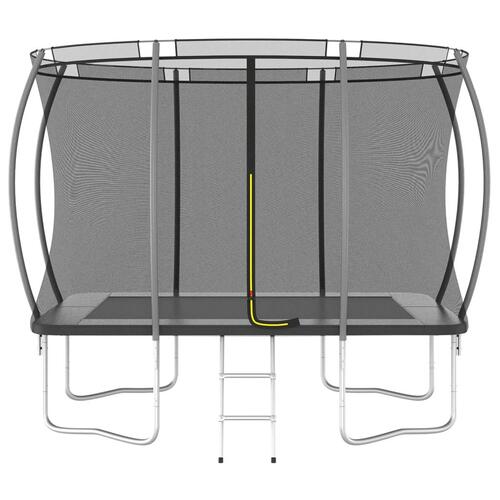 Trampolinsæt 274x183x76 cm 150 kg rektangulær