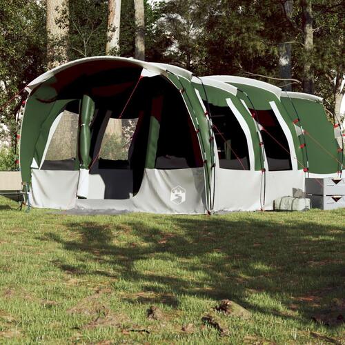 8-personers campingtelt vandafvisende grøn