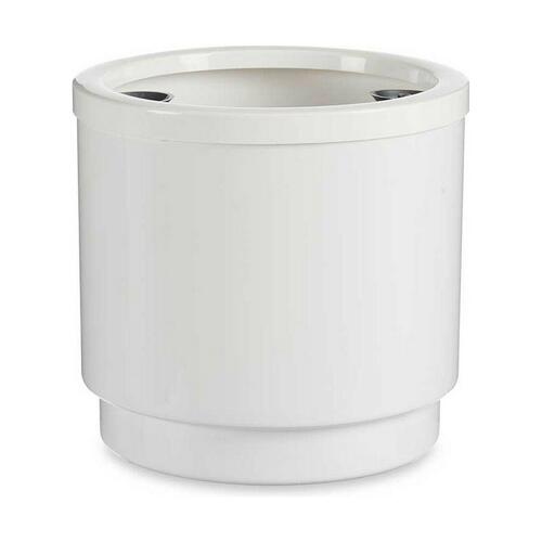 Selvvandende pot Hvid polypropylen (26 x 25 x 26 cm) (4 enheder)