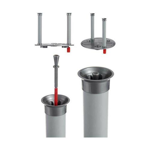 Selvvandende pot Hvid polypropylen (26 x 25 x 26 cm) (4 enheder)
