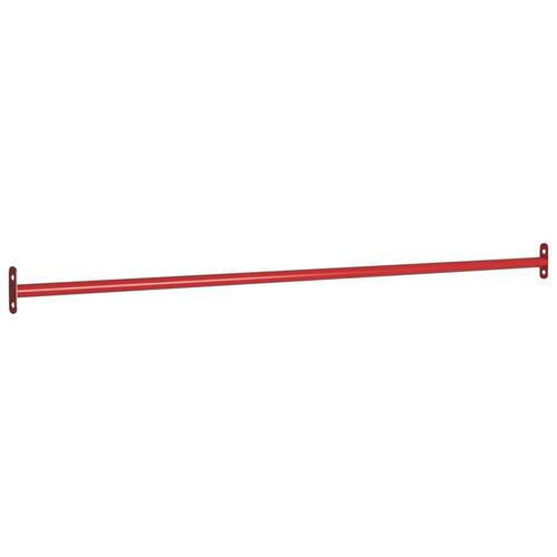 Kolbøttestang 3 stk. 125 cm stål rød