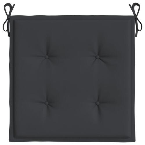 Hynder til havestol 6 stk. 50x50x3 cm oxfordstof sort