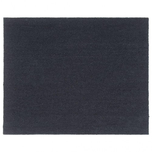 Dørmåtte i coir 80×100 cm - mørkegrå, skridsikker