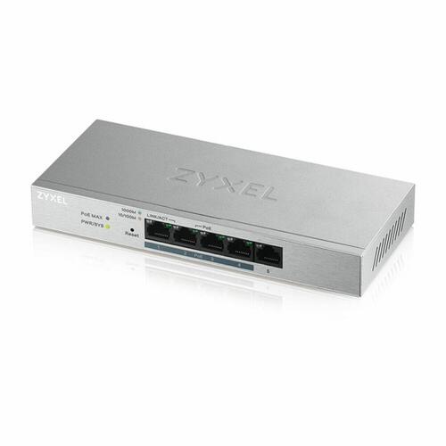 Switch ZyXEL GS1200-5HP RJ-45 PoE Grå