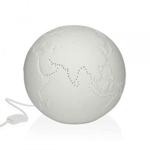 Versa bordlampe - Verden i porcelæn, 21 x 18,5 x 21 cm