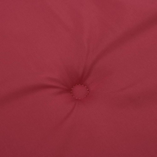 Hynder til havestol 4 stk. 50x50x3 cm oxfordstof vinrød