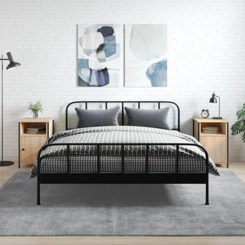 Sengeborde 2 stk. - sonoma-eg 40 x 42 x 60 cm