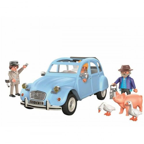 Legetøjssæt figurer Playmobil Citroën 2CV - Blå bil, 57 dele