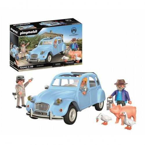 Legetøjssæt figurer Playmobil Citroën 2CV - Blå bil, 57 dele
