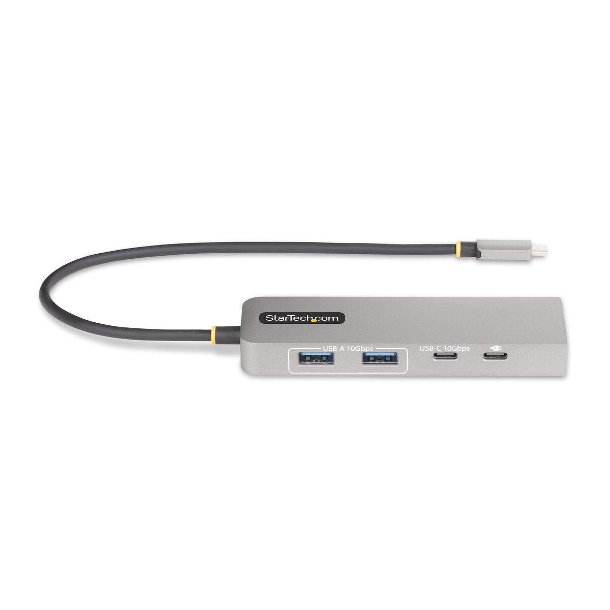 Usb C Hub Startech 10g2a1c25epd Usb Hub Grå