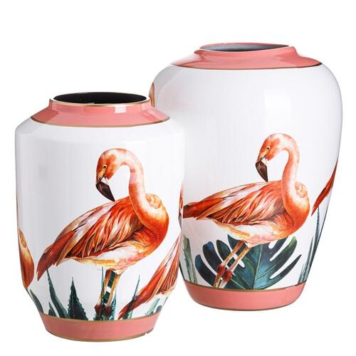 Vase Keramik Koral Hvid 36 x 36 x 48 cm