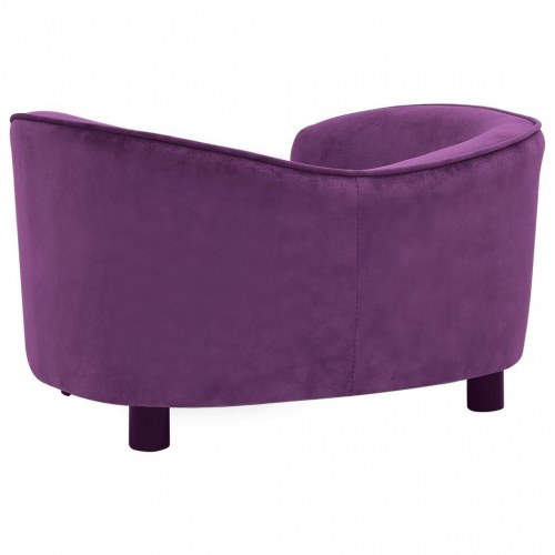 Hundesofa 69 x 49 x 40 cm i plys - bordeaux