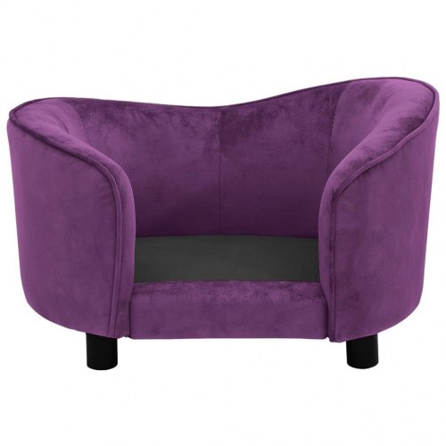Hundesofa 69 x 49 x 40 cm i plys - bordeaux