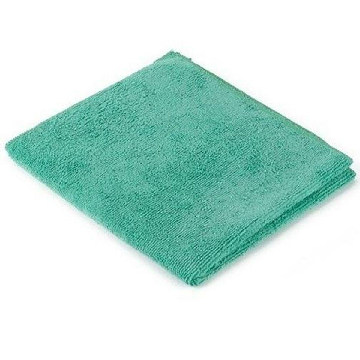 Pla rengøringsklude - grøn mikrofiber 40 × 36 cm (12 stk.)