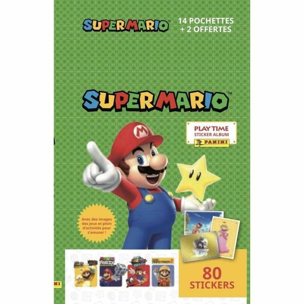 Pakke Med Klistermærker Panini 14 2 80 Enheder Super Mario Bros™