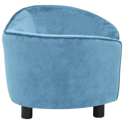 Hundesofa i plys 69 x 49 x 40 cm - turkis