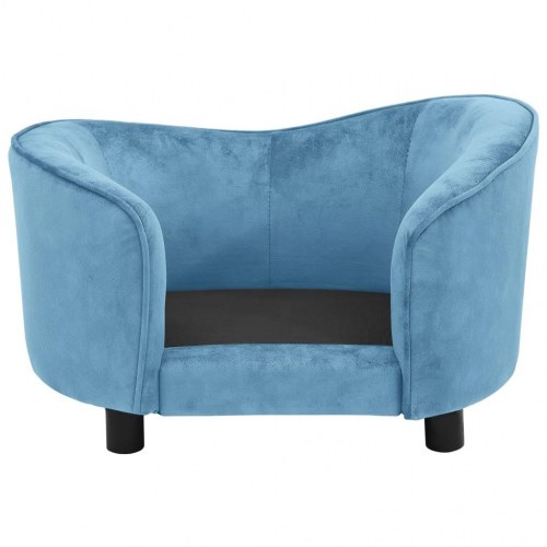 Hundesofa i plys 69 x 49 x 40 cm - turkis