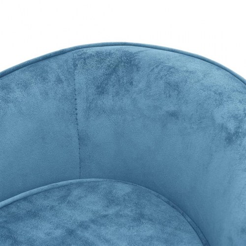 Hundesofa i plys 69 x 49 x 40 cm - turkis