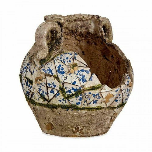 Havedekoration Ibergarden dekorativ vase i polyesterharpiks 28,5 × 28 × 28,5 cm - 2 stk.