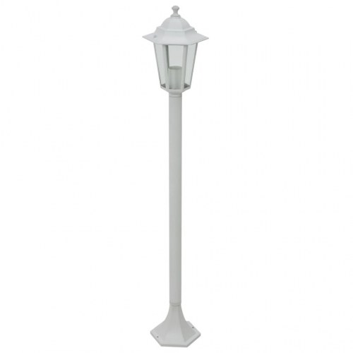 Havestolpelamper 6 stk. E27 110 cm - hvid