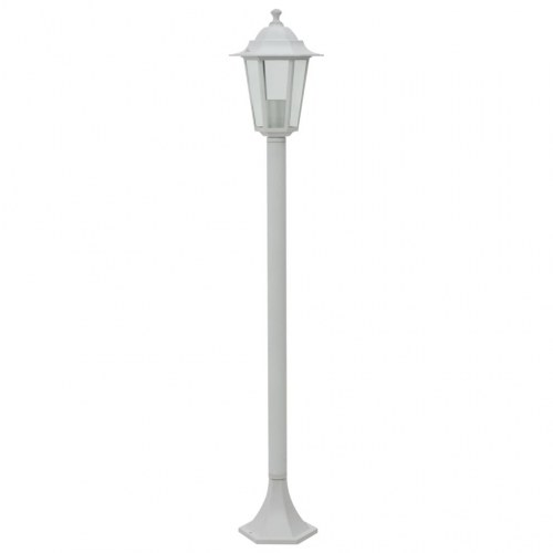 Havestolpelamper 6 stk. E27 110 cm - hvid