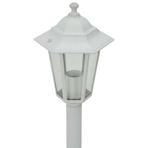Havestolpelamper 6 stk. E27 110 cm - hvid