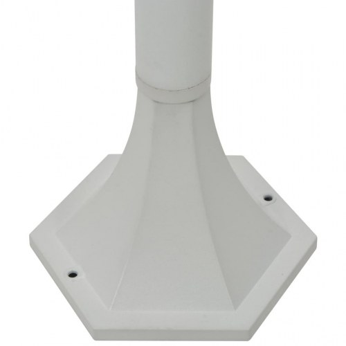 Havestolpelamper 6 stk. E27 110 cm - hvid