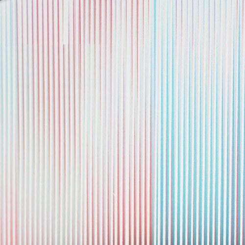 Vægspejl Blå Rød 80 x 6 x 80 cm 80 x 80 cm