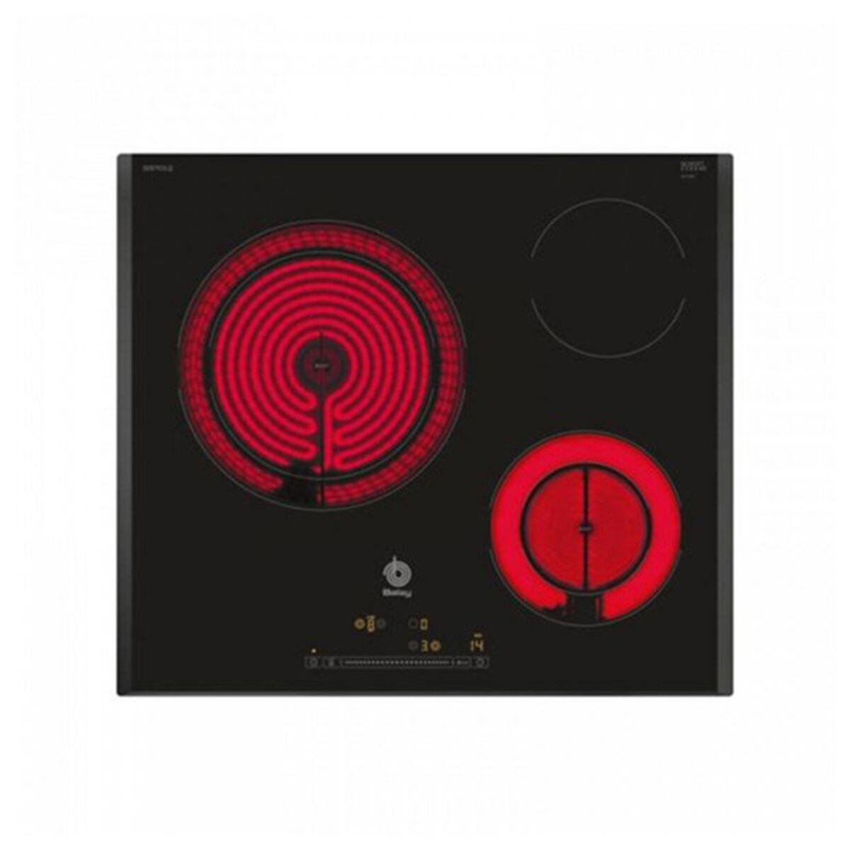 Kogeplade i glaskeramik Balay 3EB765LQ 60 cm - sort, touch