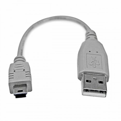 Startech USB 2.0 A til mini USB B-kabel, 15 cm, grå