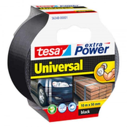 TESA gaffatape extra Power Universal 10 m x 50 mm - sort