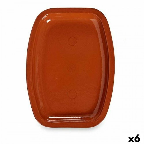 Stegefad i ovn - La Dehesa bagt ler, sæt med 6 (26 × 35 cm / 35 × 20,8 × 25,5 cm / 35 × 25,5 × 3,5 cm)