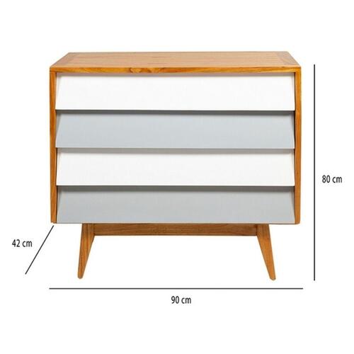 Kommode Aarhus (90 x 42 x 80 cm) (OUTLET D)