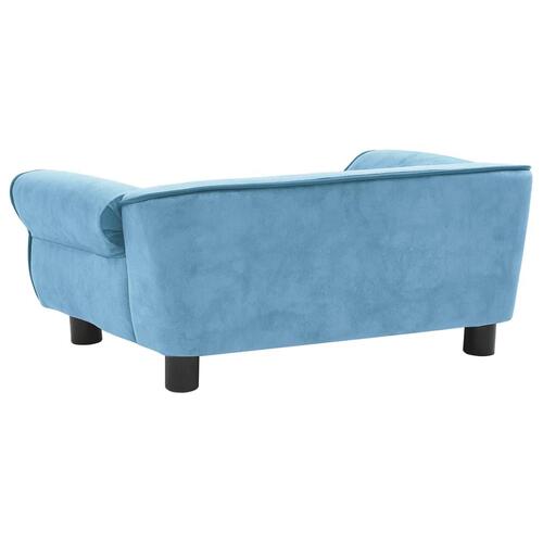 Hundesofa 72x45x30 cm plys turkis