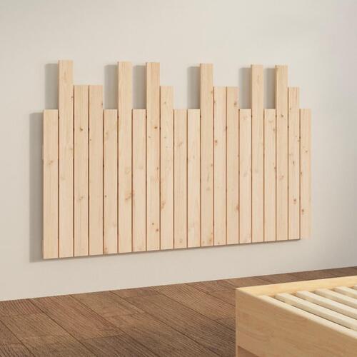 Sengegavl 127,5x3x80 cm massivt fyrretræ